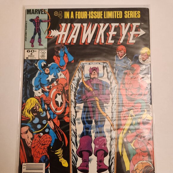 Hawkeye #4 (1983) Marvel Comics, Marriage to Mockingbird, Newstand, NM - Picture 13 of 14